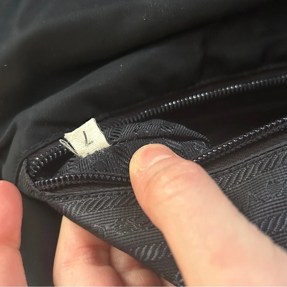 PRADA Nylon Leather top handle bag B5990